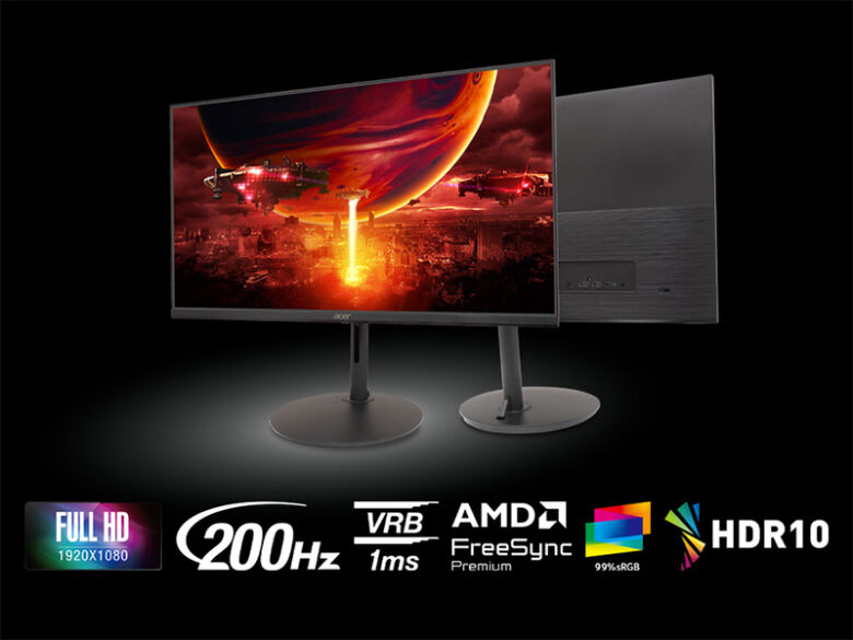 Acer Nitro XF0 (XF240YX1biiph) 23,8 Zoll Full-HD Gaming Monitor_1