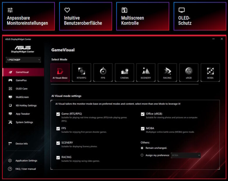 ASUS ROG Swift PG27AQDP 27 Zoll WQHD, 480Hz, OLED Gaming Monitor_5