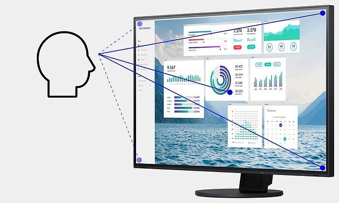 Eizo FlexScan EV2760-BK Office Monitor - WQHD, Höhenverstellbar_3