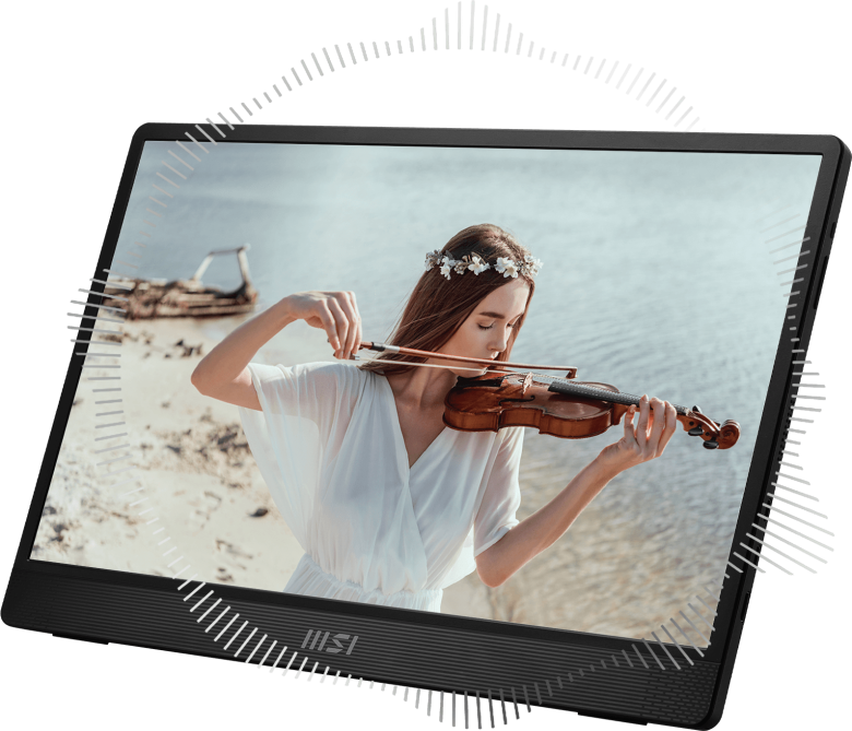 MSI PRO MP161DE E2 Mobiler Monitor - IPS, Lautsprecher, USB-C_9
