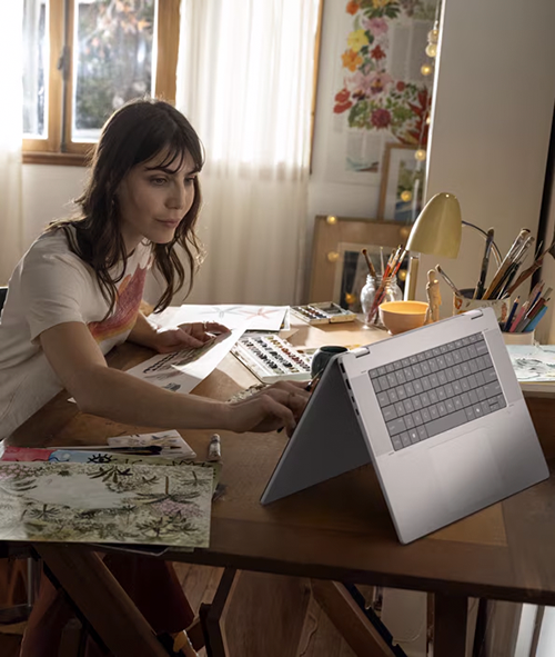 HP OmniBook im Tent-Modus
