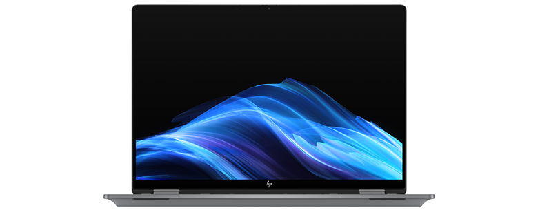 OmniBook X Flip 14 AI PC Hero Notebook Frontansicht