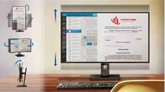 Philips 242S9JML Office Monitor - VA-Panel, Höhenverstellung_5