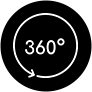 Icon 360 Grad