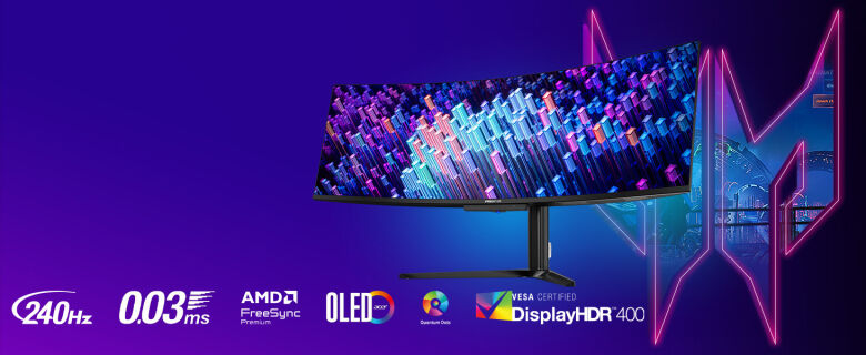 Acer Predator X49X (X49Xbmipphuzx) 49,0 Zoll DQHD OLED Curved Gaming_1
