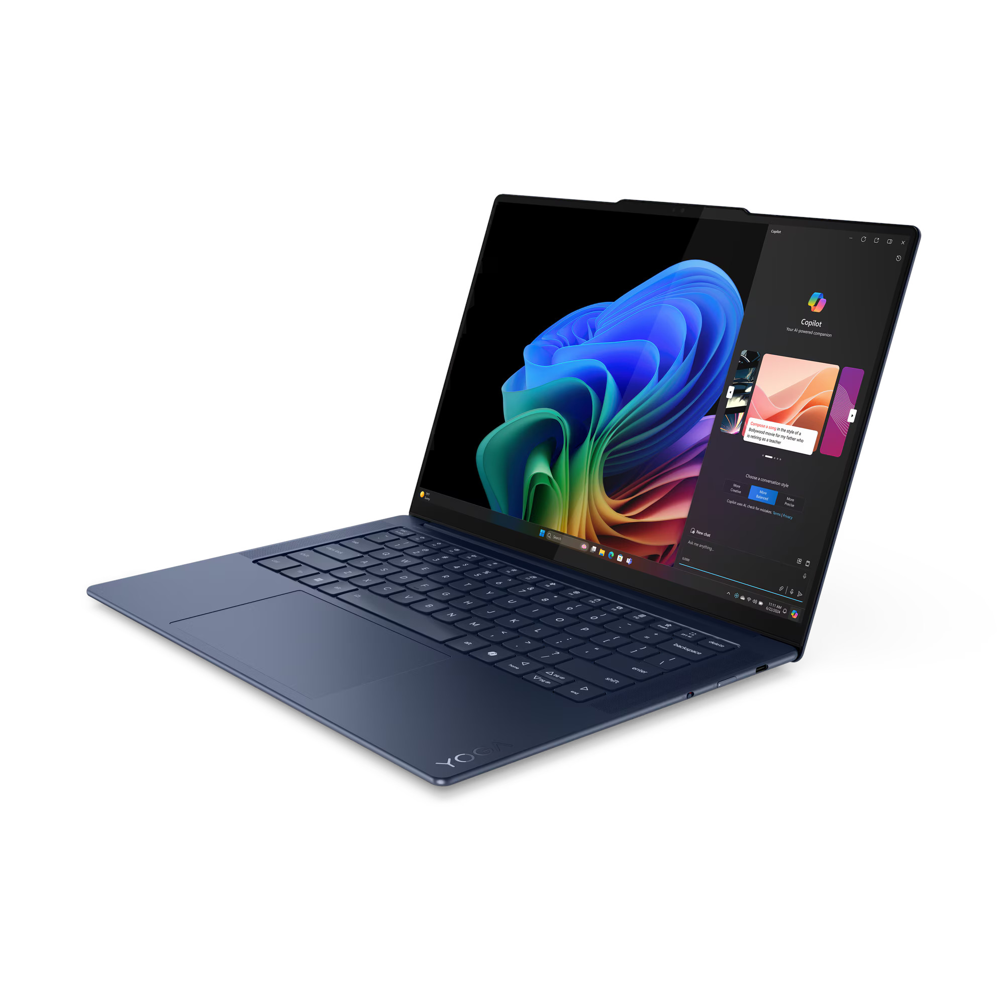 Bild von Lenovo Yoga Slim 7 83ED005NGE - 14" 3K, OLED, Snapdragon® X Plus X1P-42-100, 16GB RAM, 512GB SSD, Windows 11 Home