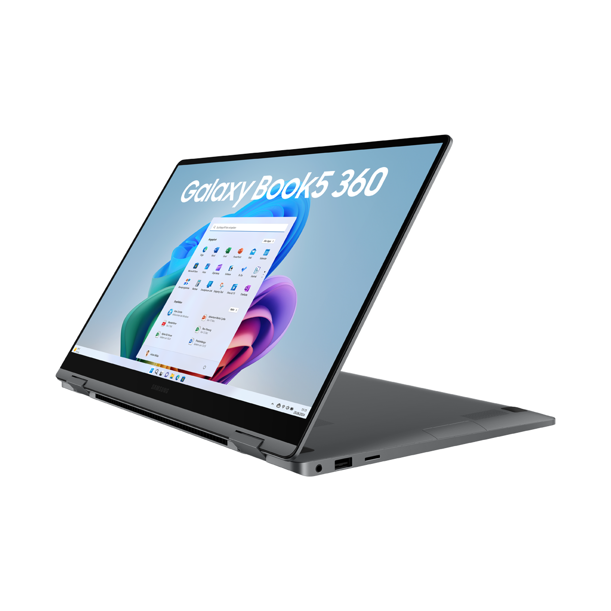 Bild von SAMSUNG Galaxy Book5 360 15,6 Zoll Intel Core Ultra 7 256V 16GB 512GB W11 Moonstone Gray
