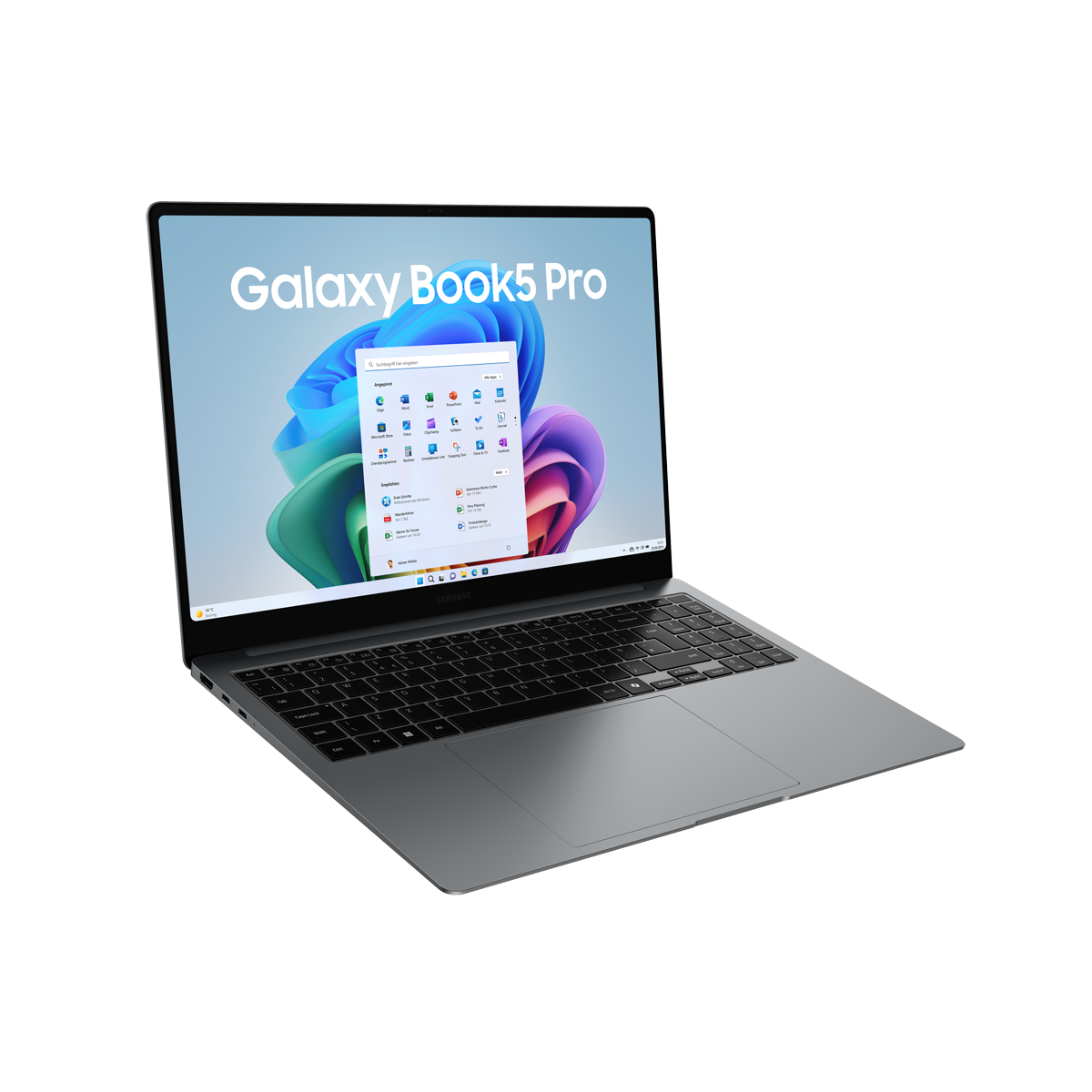 Bild von SAMSUNG Galaxy Book5 Pro WIN11 PRO 16 Zoll Intel Ultra 5 226V 16GB 512GB W11PRO Moonstone Gray