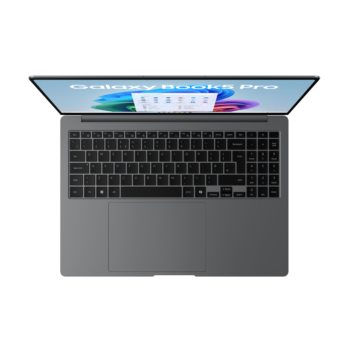 Bild von SAMSUNG Galaxy Book5 Pro WIN11 PRO 16 Zoll Intel Ultra 5 226V 16GB 512GB W11PRO Moonstone Gray