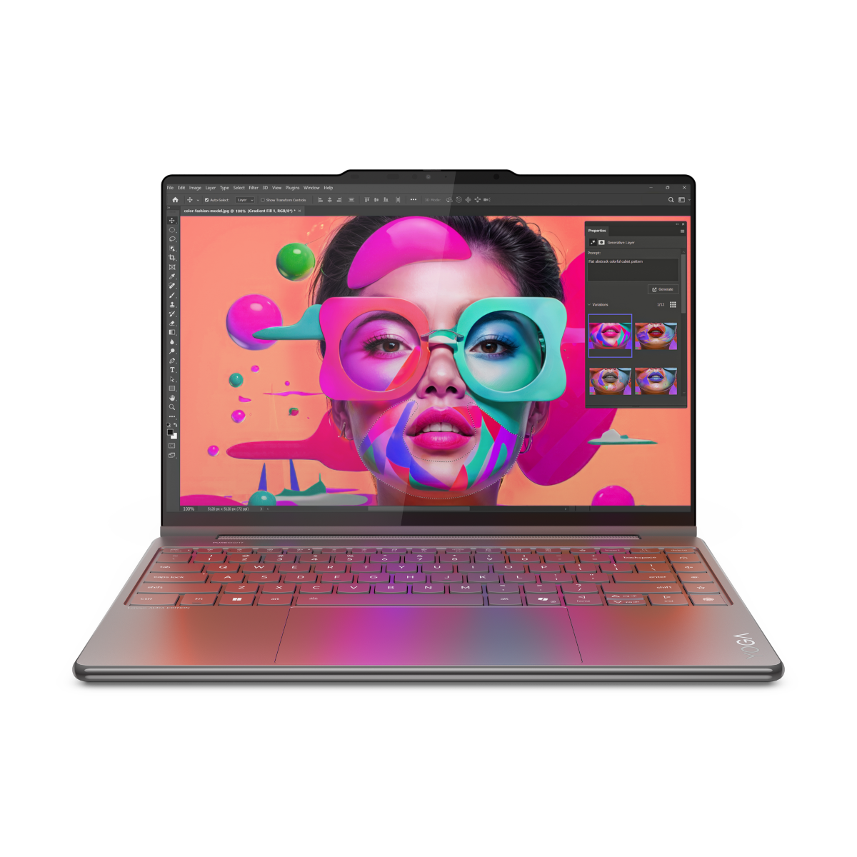Bild von Lenovo Yoga 9 2-in-1 83LC001VGE - 14" WQUXGA , Intel® Core™ Ultra 7 258V 32GB RAM, 1TB SSD, Windows 11 Home