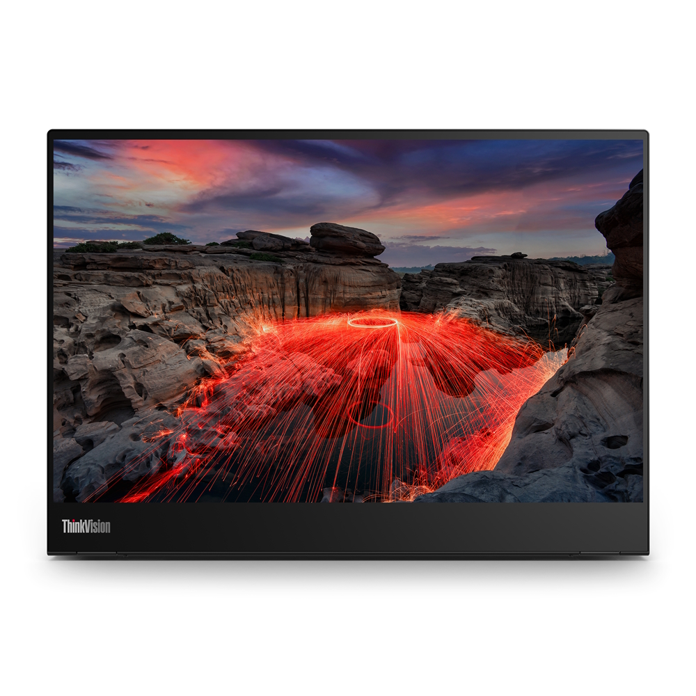 Bild von Lenovo ThinkVision M14T Mobiler Monitor - IPS-Panel, Touchscreen 1xProtect Bag ,Touch Pen, L-Shape Dongle