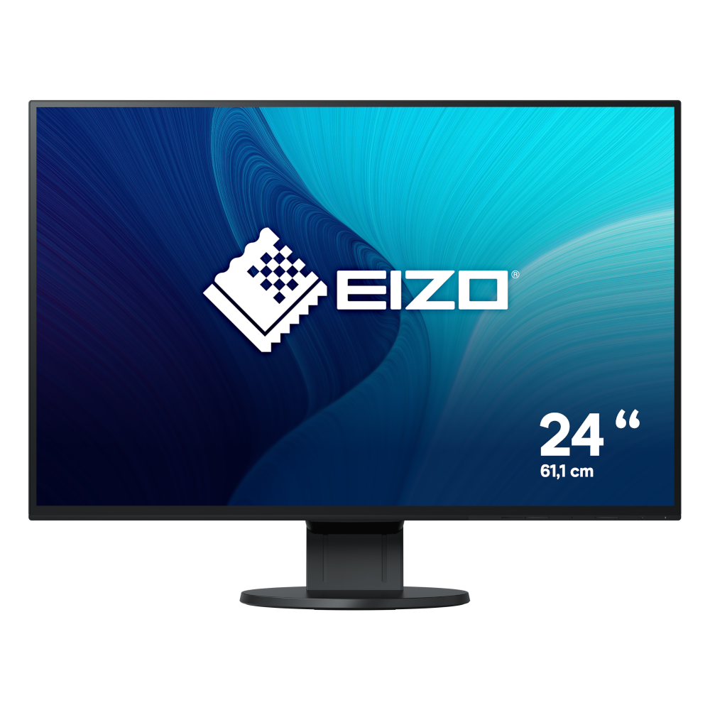 Bild von Eizo FlexScan EV2456-BK - IPS-Panel, Höhenverstellung, DisplayPo