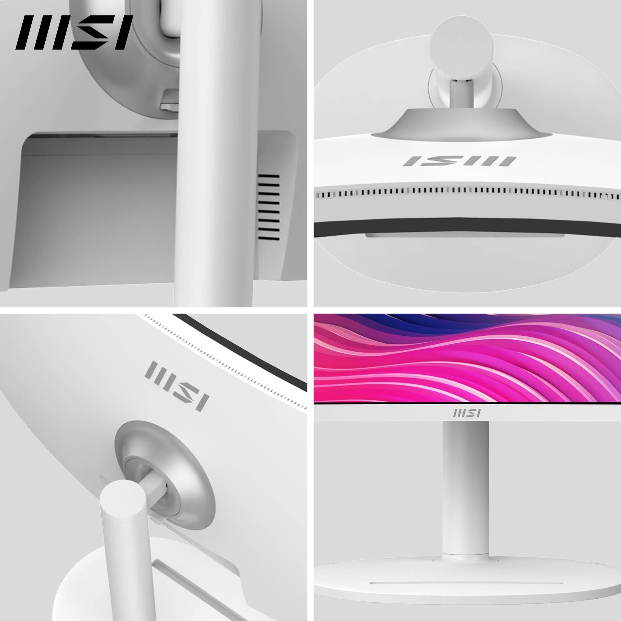 Bild von MSI MD342CQPWDE Office Monitor - Curved Panel, 120Hz Power Delivery 98Watt, Höhenverstellbar