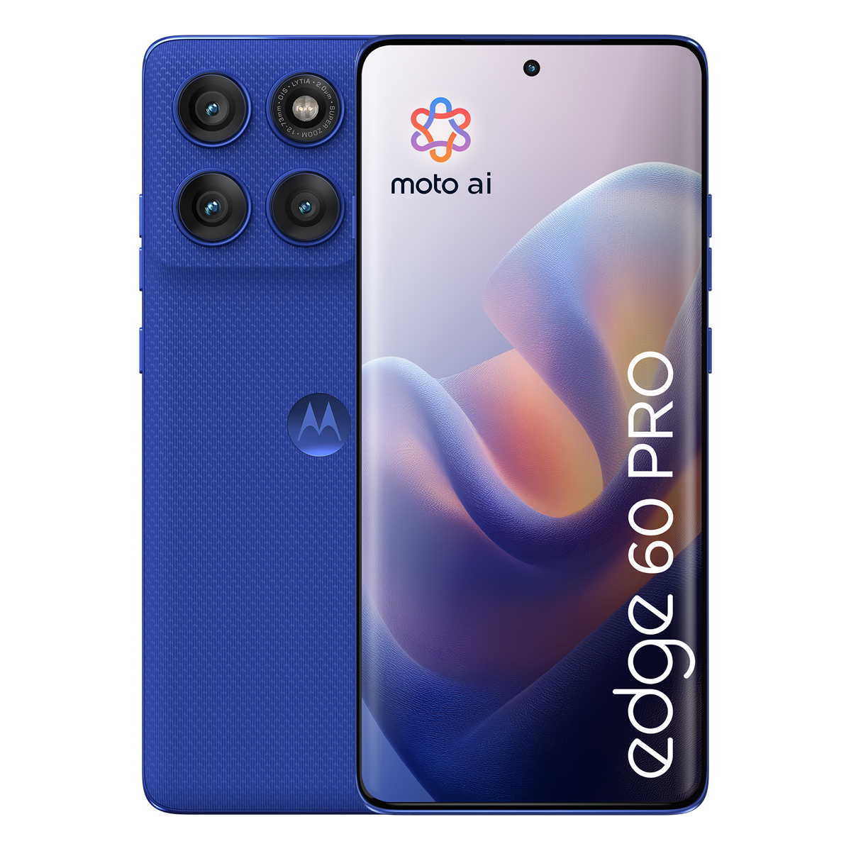 Bild von Motorola Edge 60 Pro 512GB Dazzling Blue 16,94cm (6,67") OLED Display, Android 15, 50MP Triple-Kamera