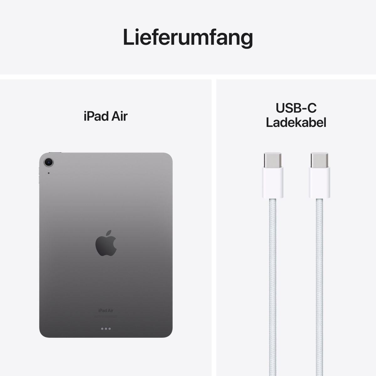 Bild von Apple iPad Air 11 Wi-Fi 128GB (spacegrau) 6.Gen B-Ware