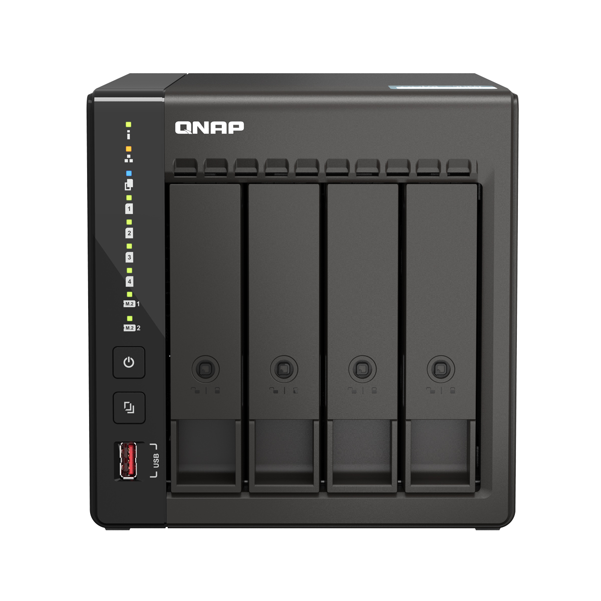 Bild von QNAP TS-453E-8G NAS 4-Bay [0/4 HDD/SSD, 2x 2.5GbE LAN, 8GB RAM]