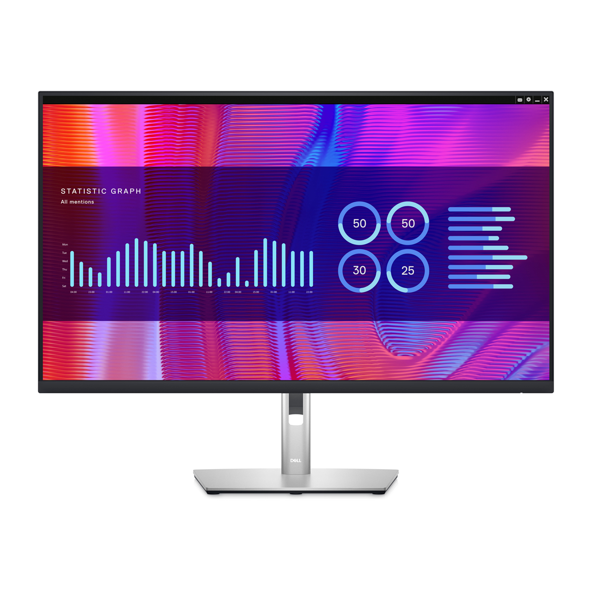 Bild von DELL P3223DE Office Monitor - IPS, QHD, Höhenverstellung, USB-C