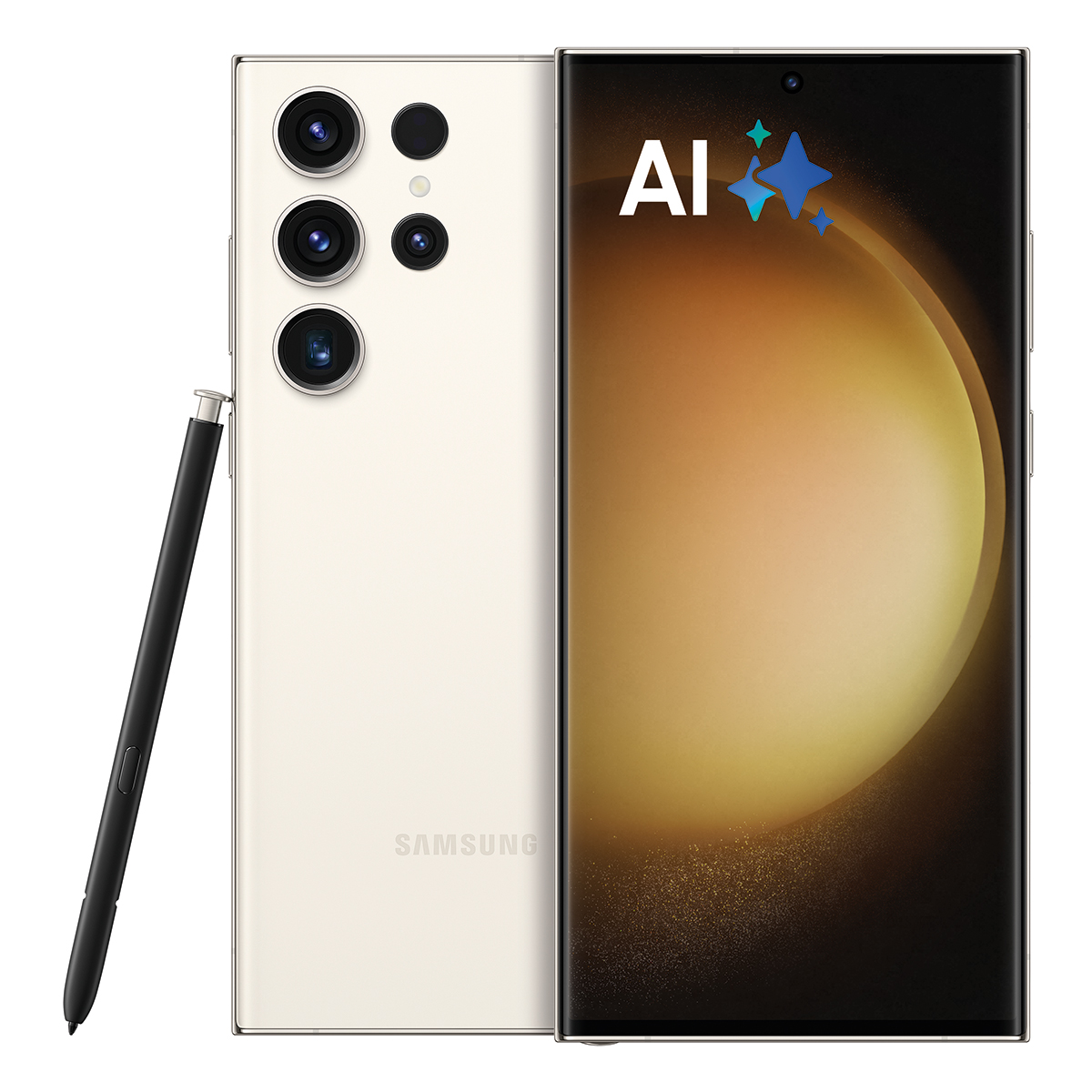 Bild von Samsung Galaxy S23 Ultra 5G 8GB+256GB Cream EU 17,31cm (6,8") OLED Display, Android 13, 200MP Quad-Kamera