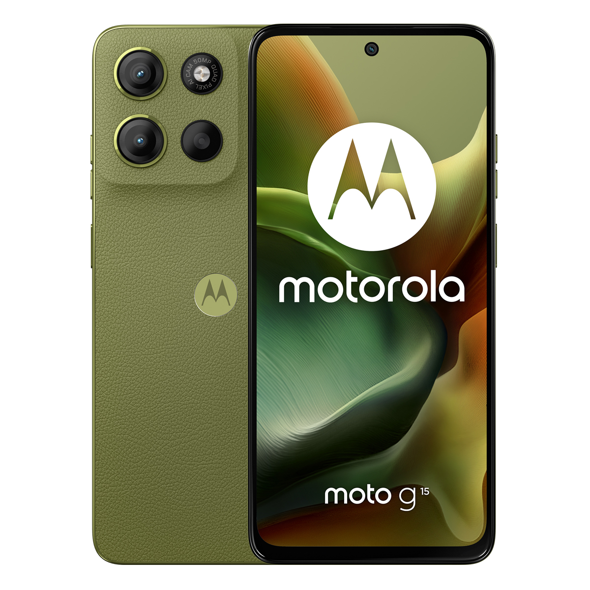 Bild von Motorola Moto G15 128GB Iguana Green 17,07cm (6,72") LCD Display, Android 15, 50MP Dual-Kamera