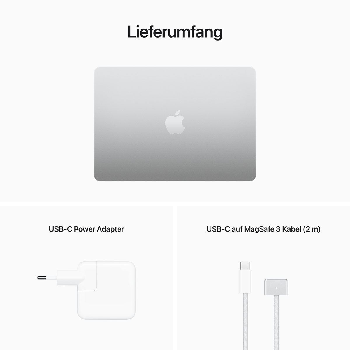 Bild von Apple MacBook Air (M2, 2022) MLY03D/A Silber
