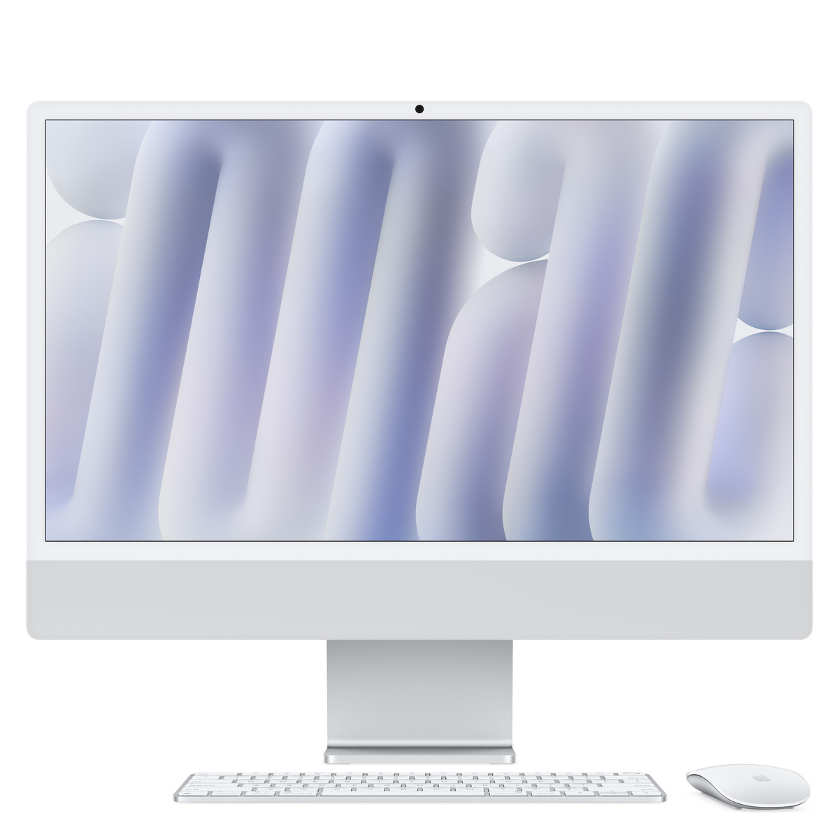 Bild von Apple iMac MD3H4D/A Silber Nanotexturglas 61cm(24‘‘) M4 10-Core Chip, 10-Core GPU, 16GB Ram, 256GB SSD