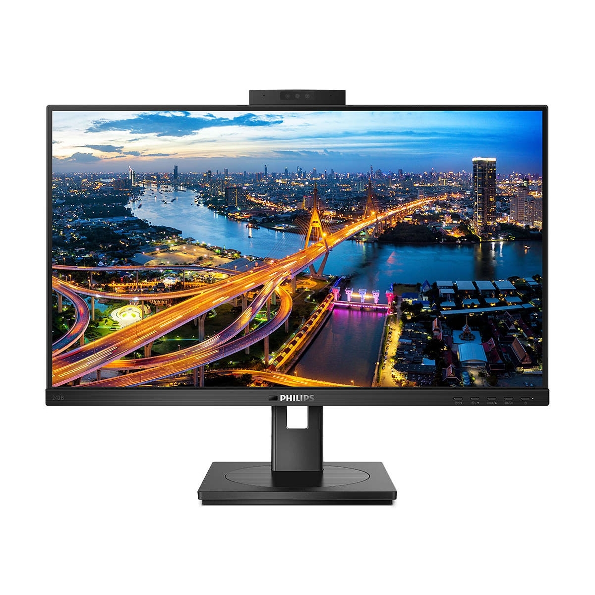 Bild von Philips 242B1H Office Monitor - IPS, Webcam, Höhenverstellung