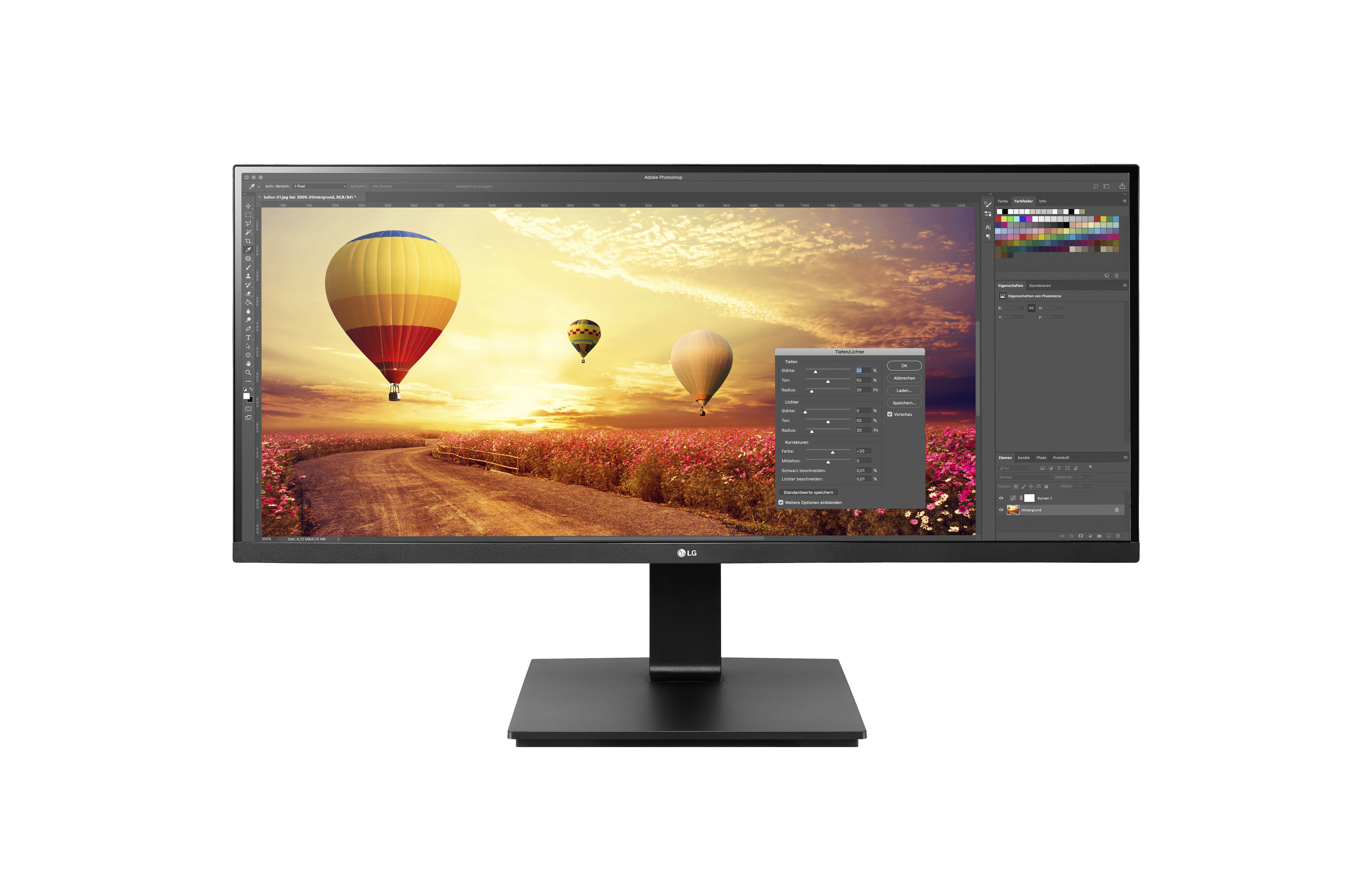 Bild von LG 34BR65F-B Business Monitor - IPS Panel Höhenverstellbar