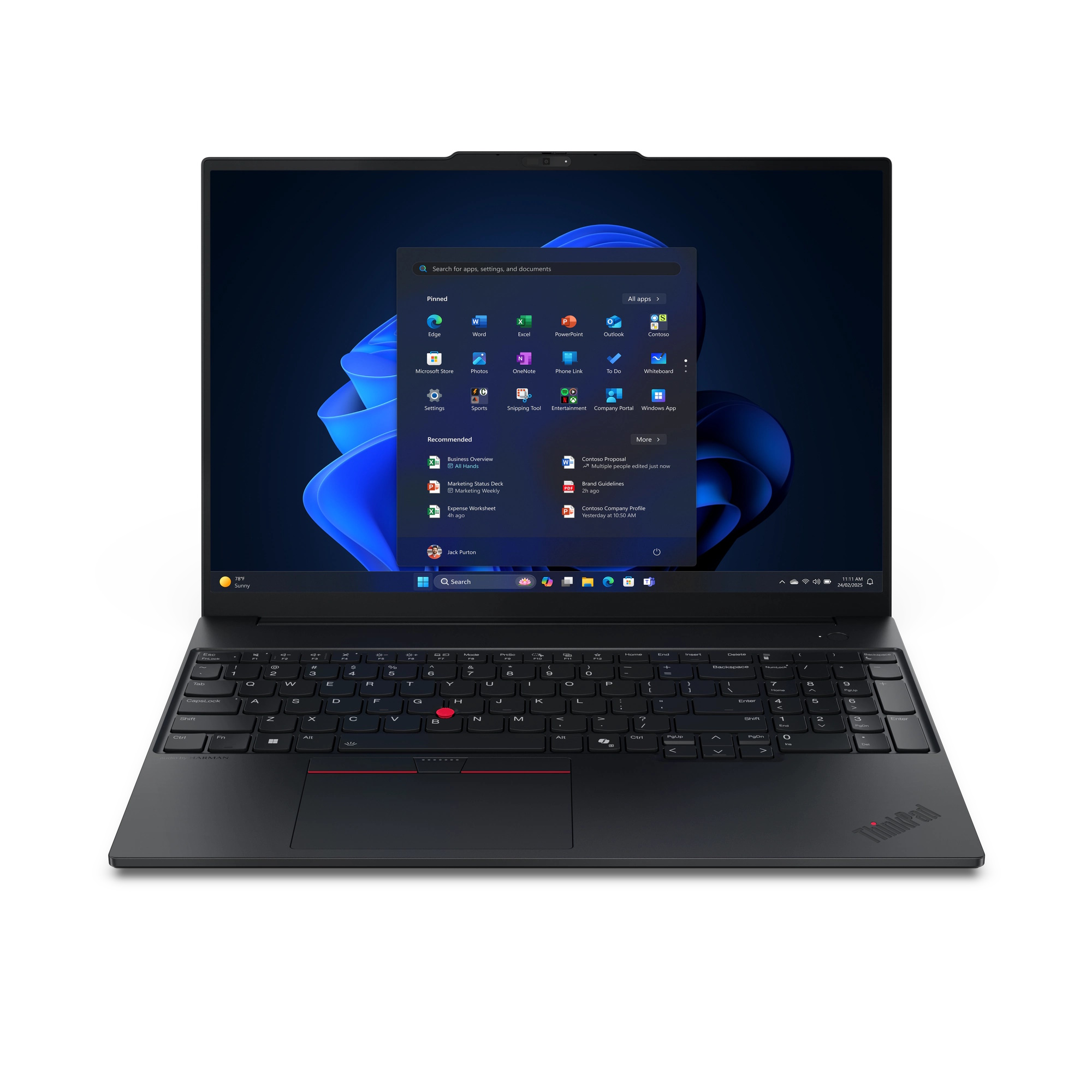 Bild von Lenovo ThinkPad E16 Gen3 - 21SR000KGE 16" WUXGA, Intel Core Ultra 5 - 225U, 32GB RAM, 512GB SSD, Windows 11 Pro