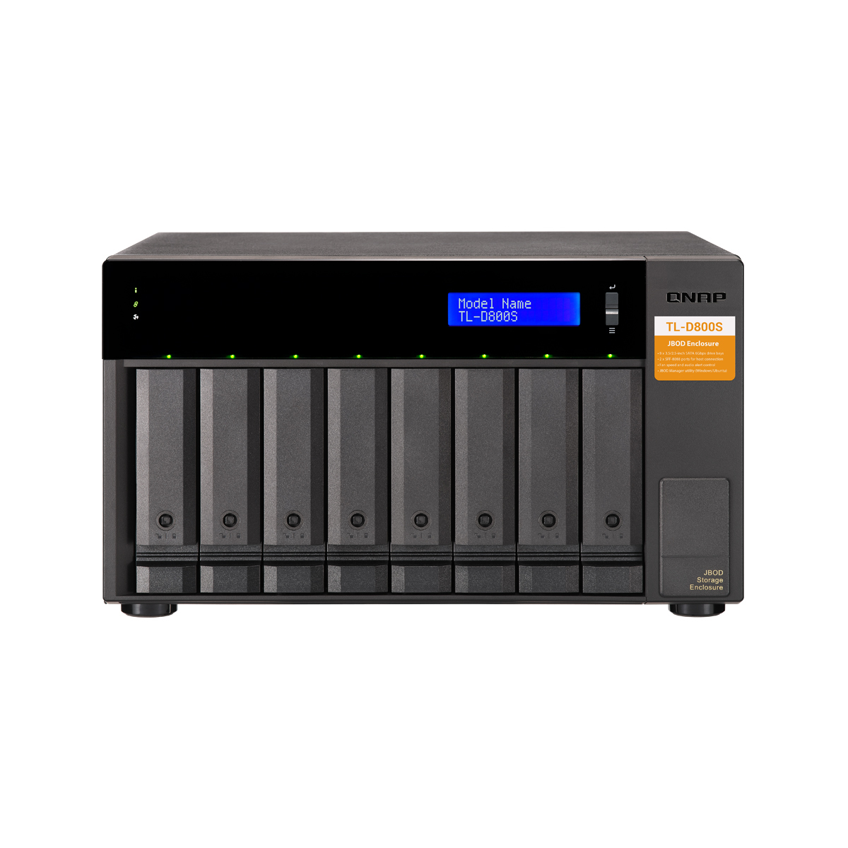 Bild von QNAP TL-D800S Erweiterungsgehäuse 8-Bay