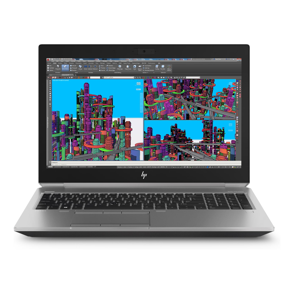 Bild von HP ZBook 15 G5 i7 (8. Generation), 32 GB, 1000 GB SSD, 15,6" Full HD, Quadro P2000, 4G LTE, Win 11 Pro