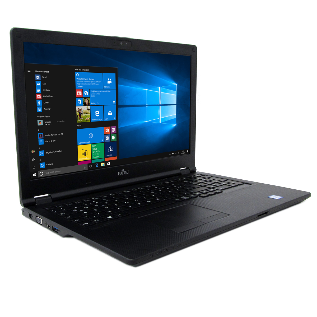 Bild von Fujitsu LIFEBOOK E558 i5 (8. Generation), 8 GB, 256 GB SSD, 15,6" Full HD, UHD Graphics 620, Win 11 Pro