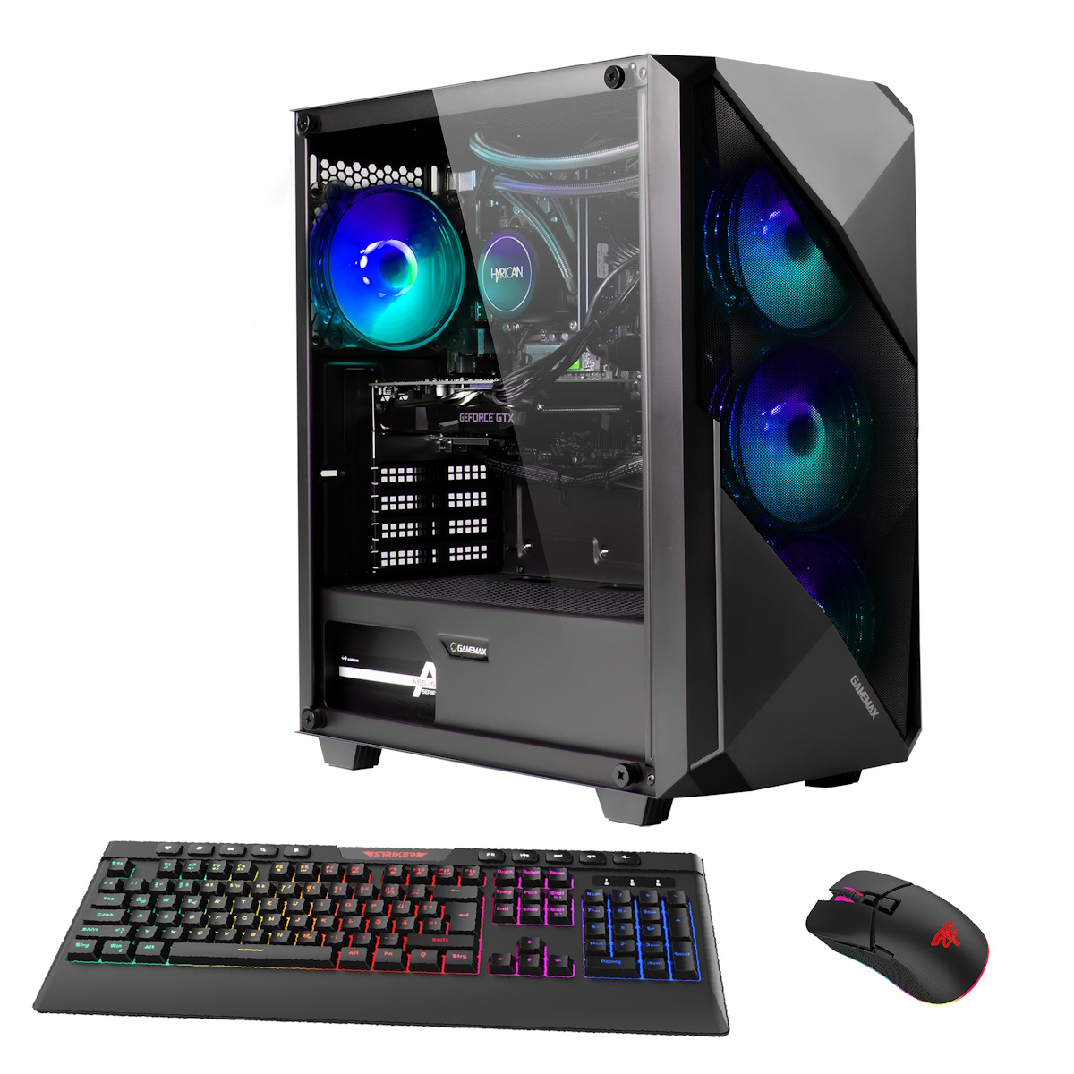 Bild von HYRICAN Striker 7605 B-Ware AMD Ryzen 5 5500, 32GB RAM, 1TB M.2 SSD, NVIDIA GeForce RTX 5060, Windows 11 Home