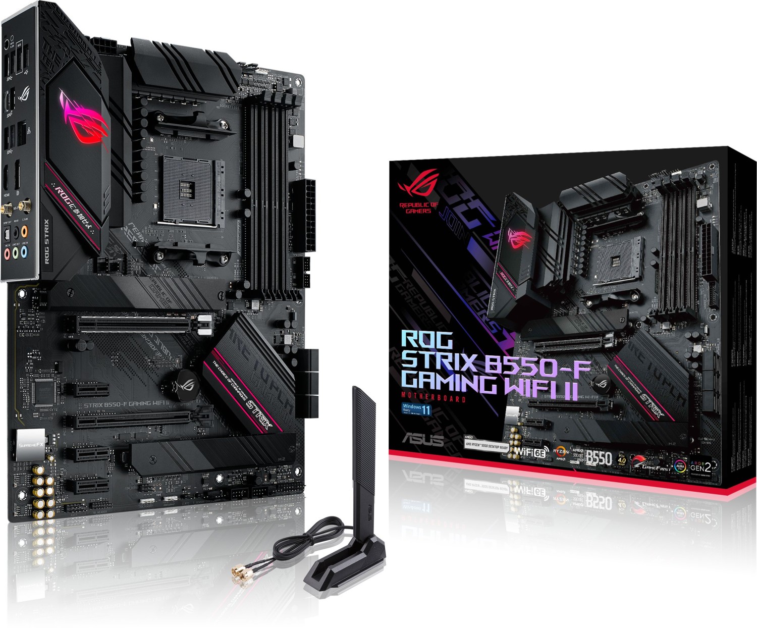 Bild von ASUS ROG Strix B550-F Gaming WIFI II Mainboard Sockel AM B-Ware