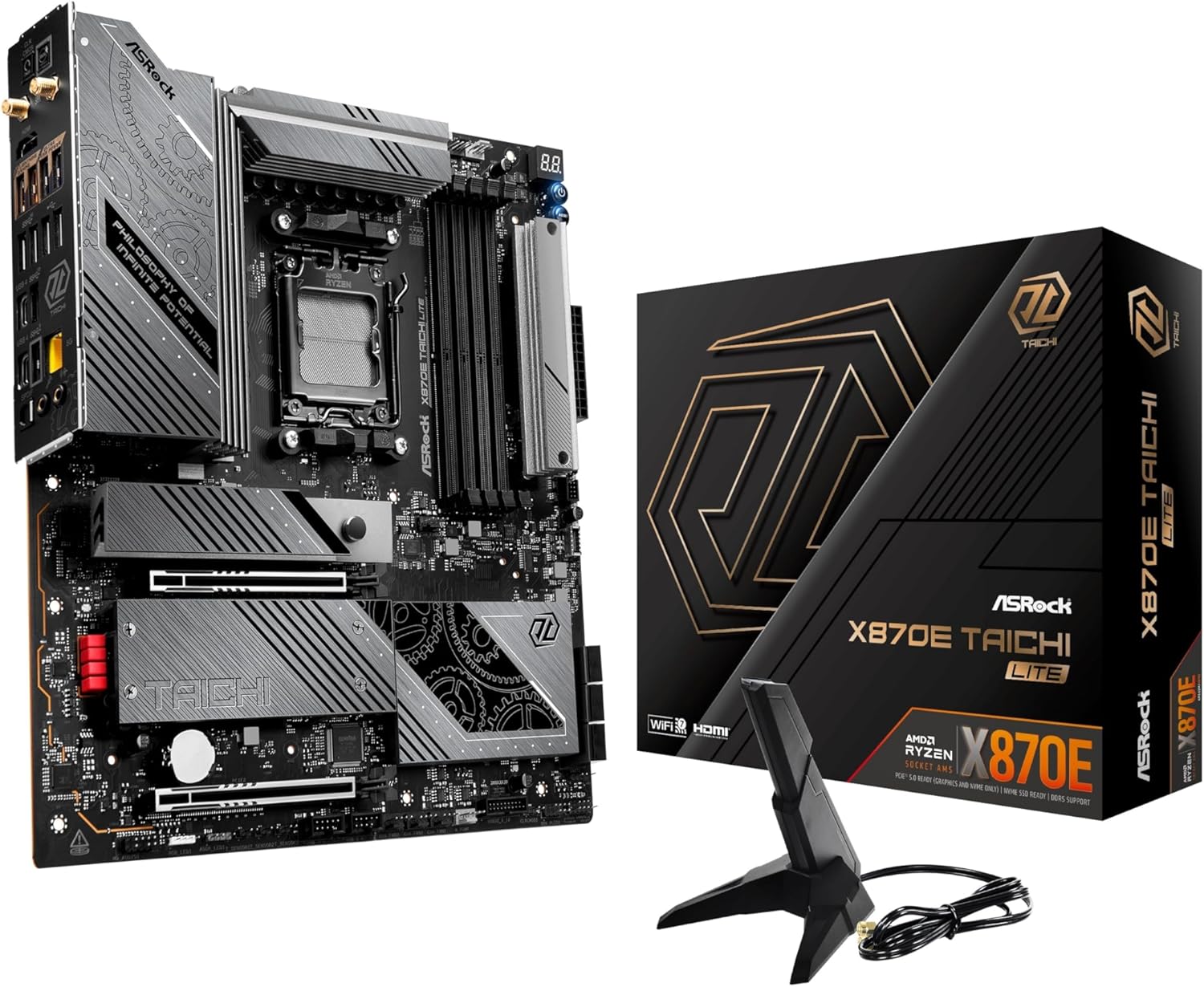 Bild von ASROCK X870E Taichi Lite Mainboard Sockel AM5