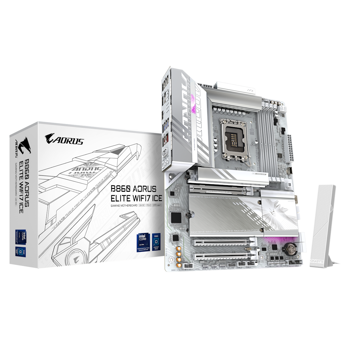 Bild von GIGABYTE B860 A ELITE WF7 ICE Mainboard