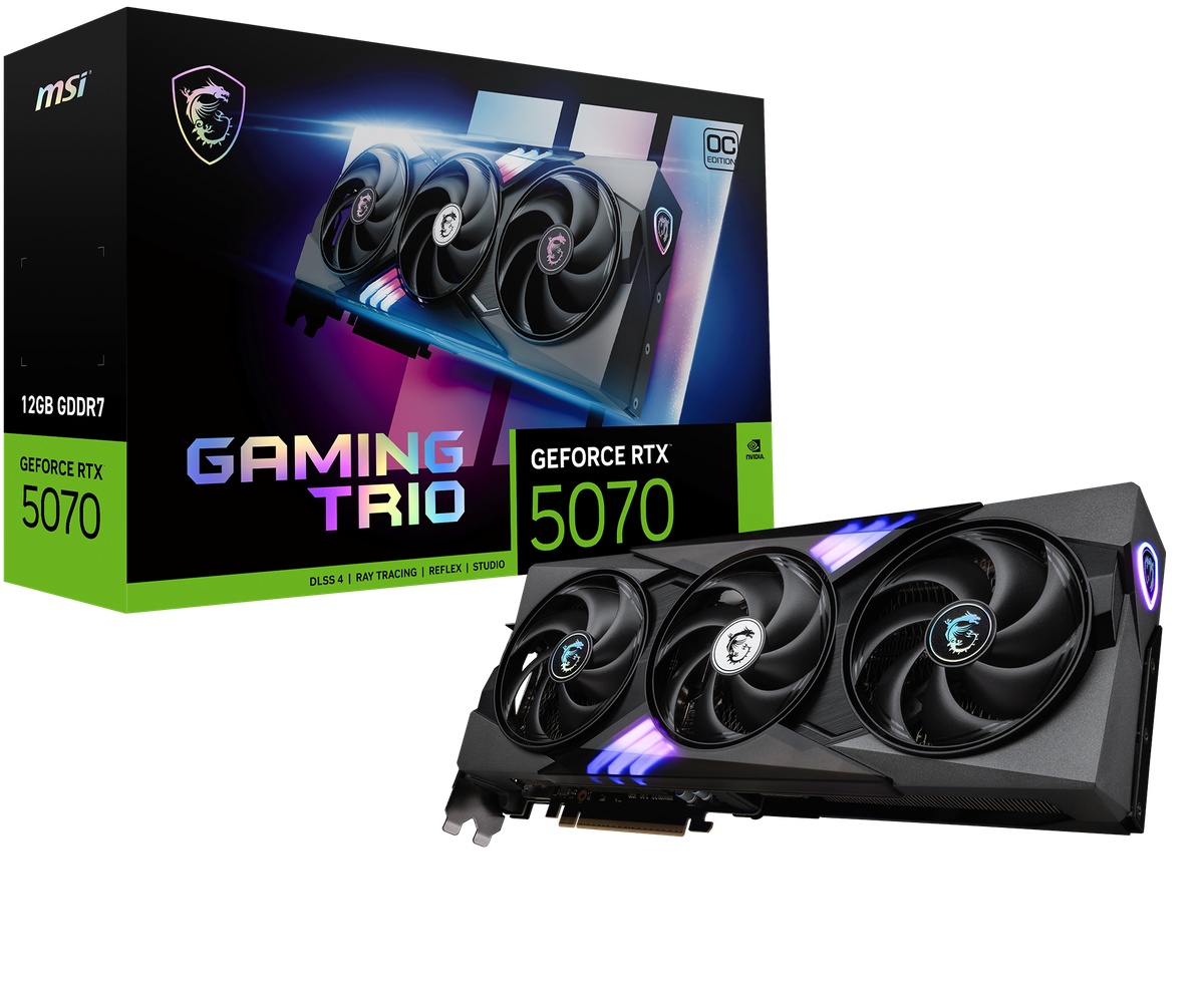 Bild von MSI GeForce RTX 5070 12G GAMING TRIO OC
