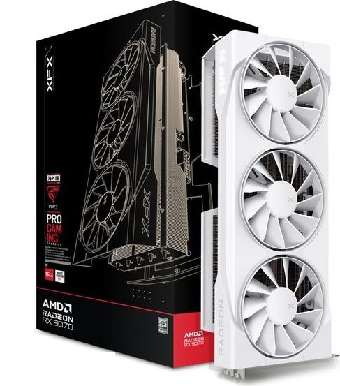 Bild von XFX Radeon RX 9070 SWIFT Triple-Fan Gaming 16GB OC White