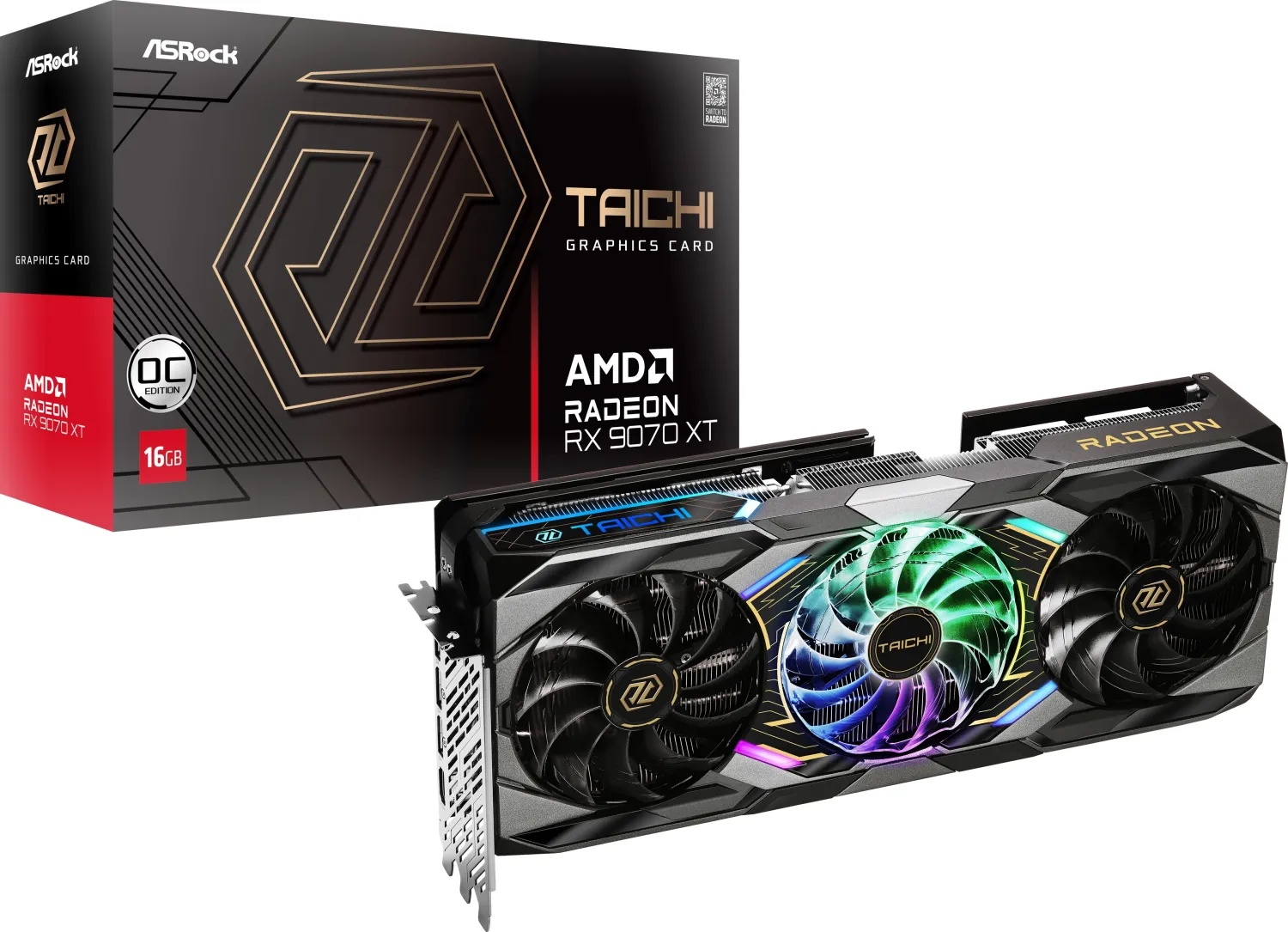 Bild von ASRock Radeon RX 9070 XT Taichi 16GB OC