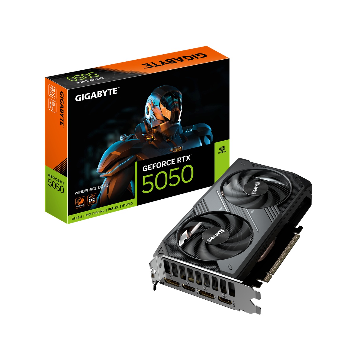 Bild von GIGABYTE GeForce RTX 5050 8GB Windforce OC Grafikkarte