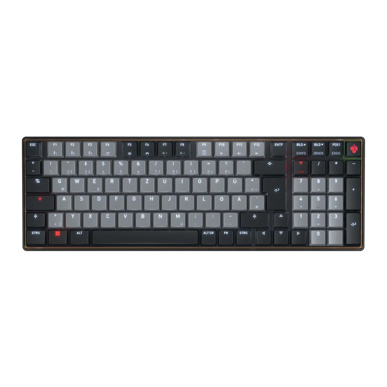 Bild von CHERRY KW 550 MX LP, Mechanische 96% Tastatur, DE-Layout