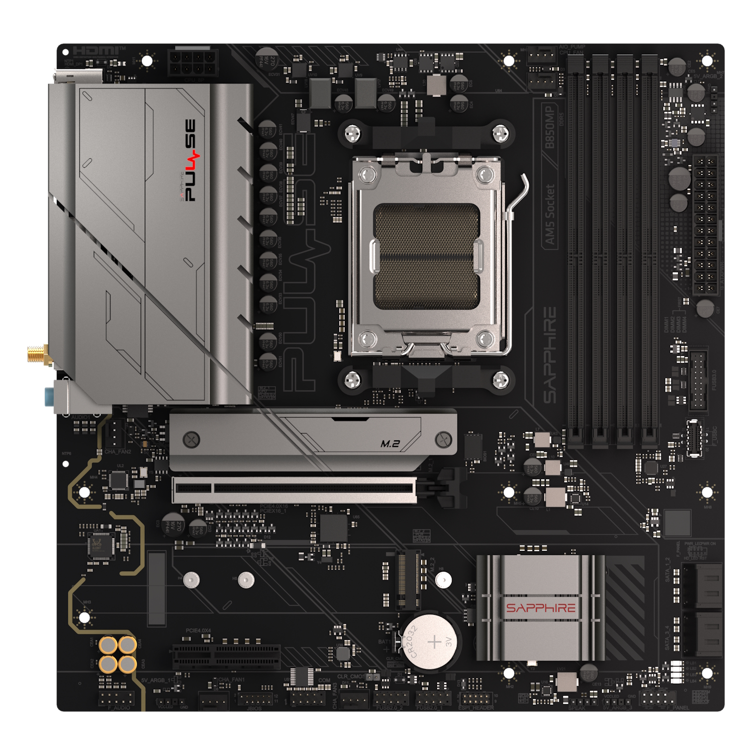 Bild von SAPPHIRE PULSE B850M WIFI Mainboard Sockel AM5