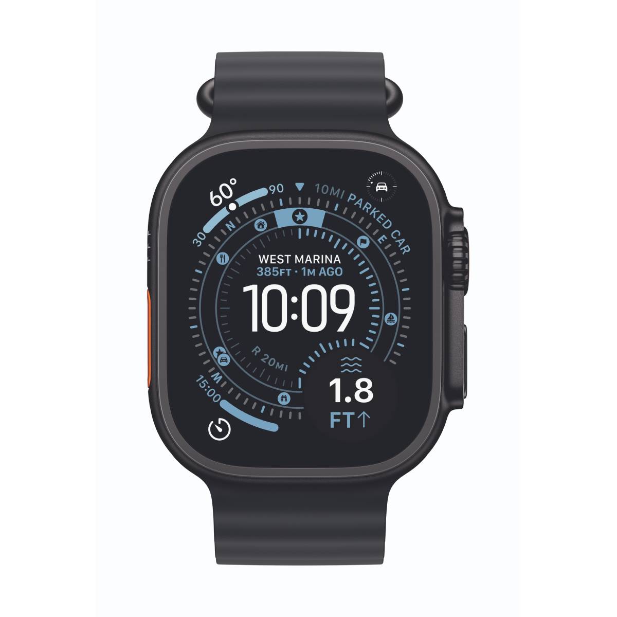 Bild von Apple Watch Ultra 3 Cellular 49mm Schwarz Titan Gehäuse