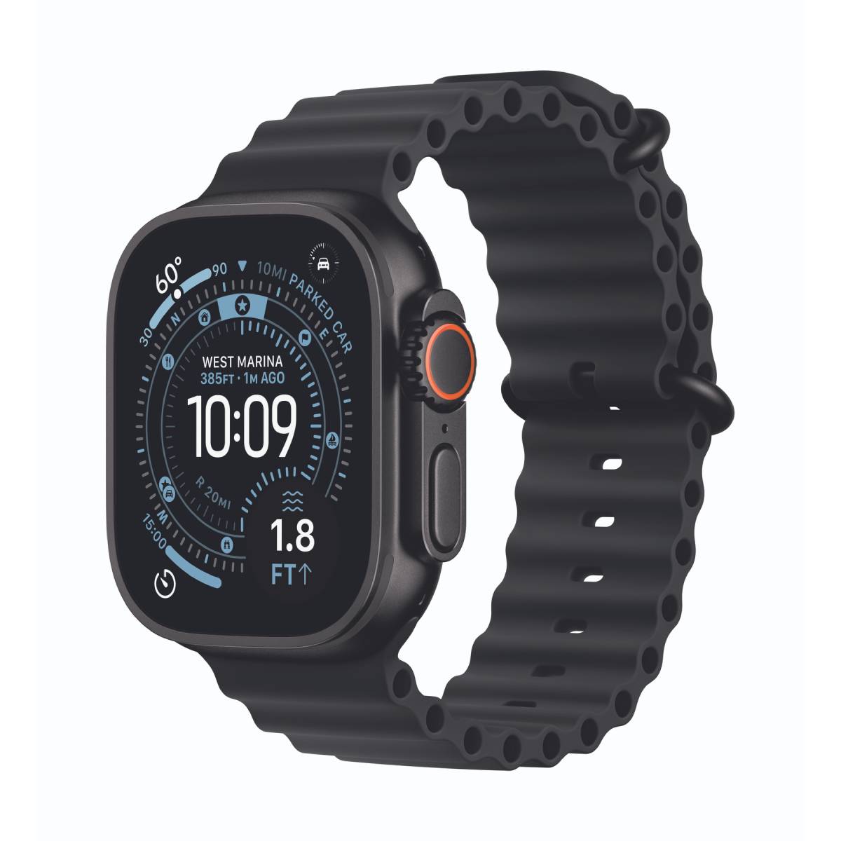 Bild von Apple Watch Ultra 3 Cellular 49mm Schwarz Titan Gehäuse