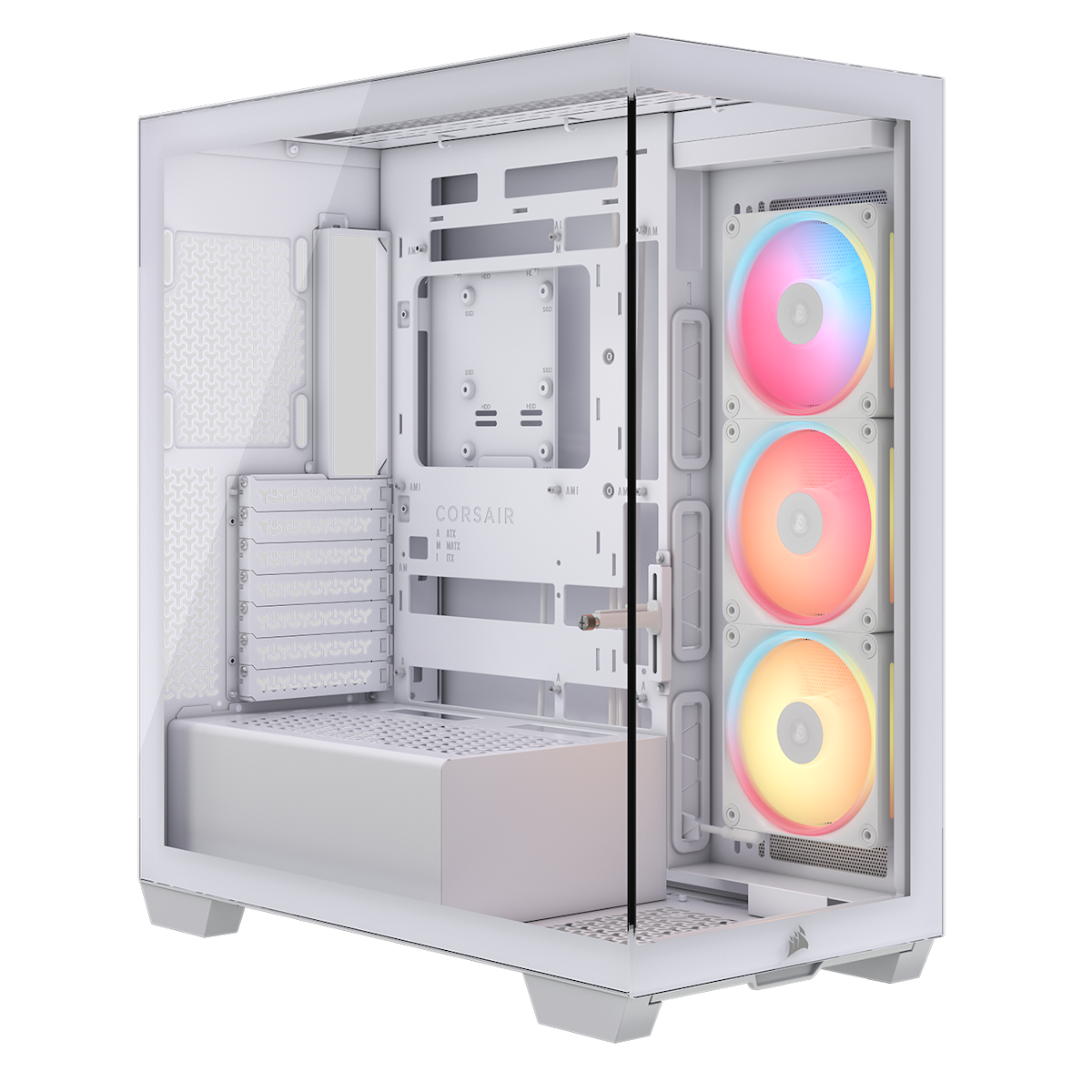Bild von CORSAIR 3500X LX-R RGB iCUE LINK weiß | PC-Gehäuse