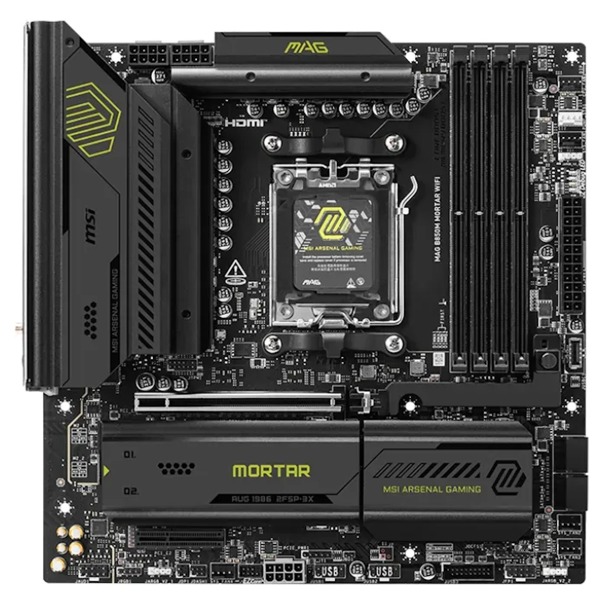 Bild von MSI MAG B850M Mortar WIFI Mainboard Sockel AM5 B-Ware