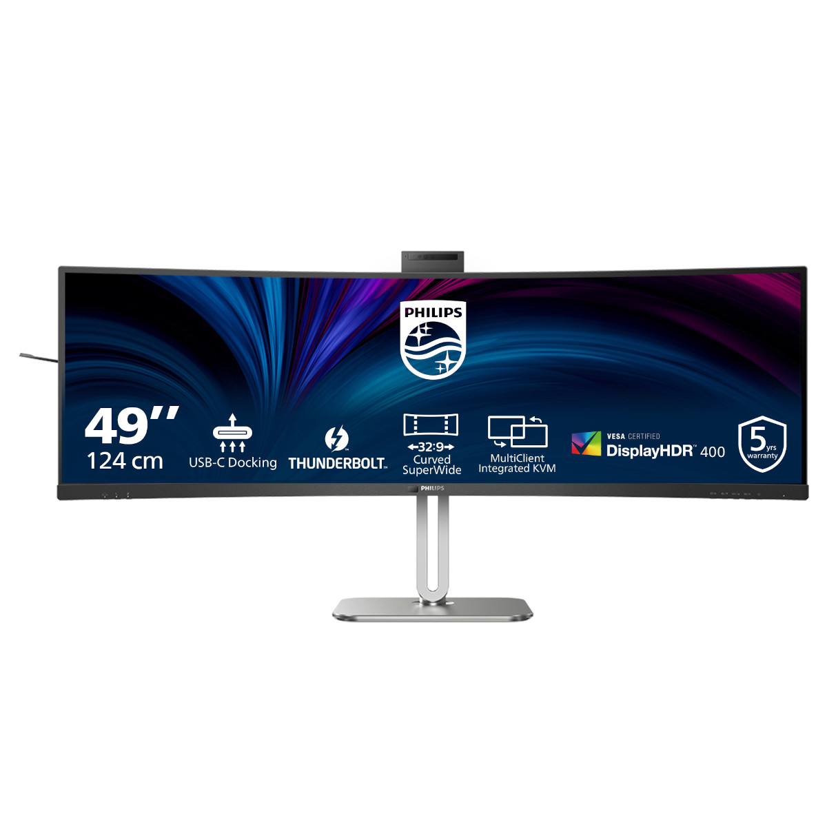Bild von Philips 49B2U6903CH 49 Zoll - Curved Office Monitor