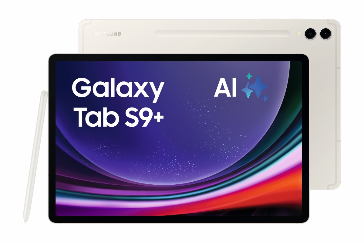 Bild von Samsung X810N Galaxy Tab S9+ Wi-Fi 512 GB (Beige) 12,4" WQXGA+ Display / Octa-Cora / 12GB RAM / 512GB Speicher / Android 13.0