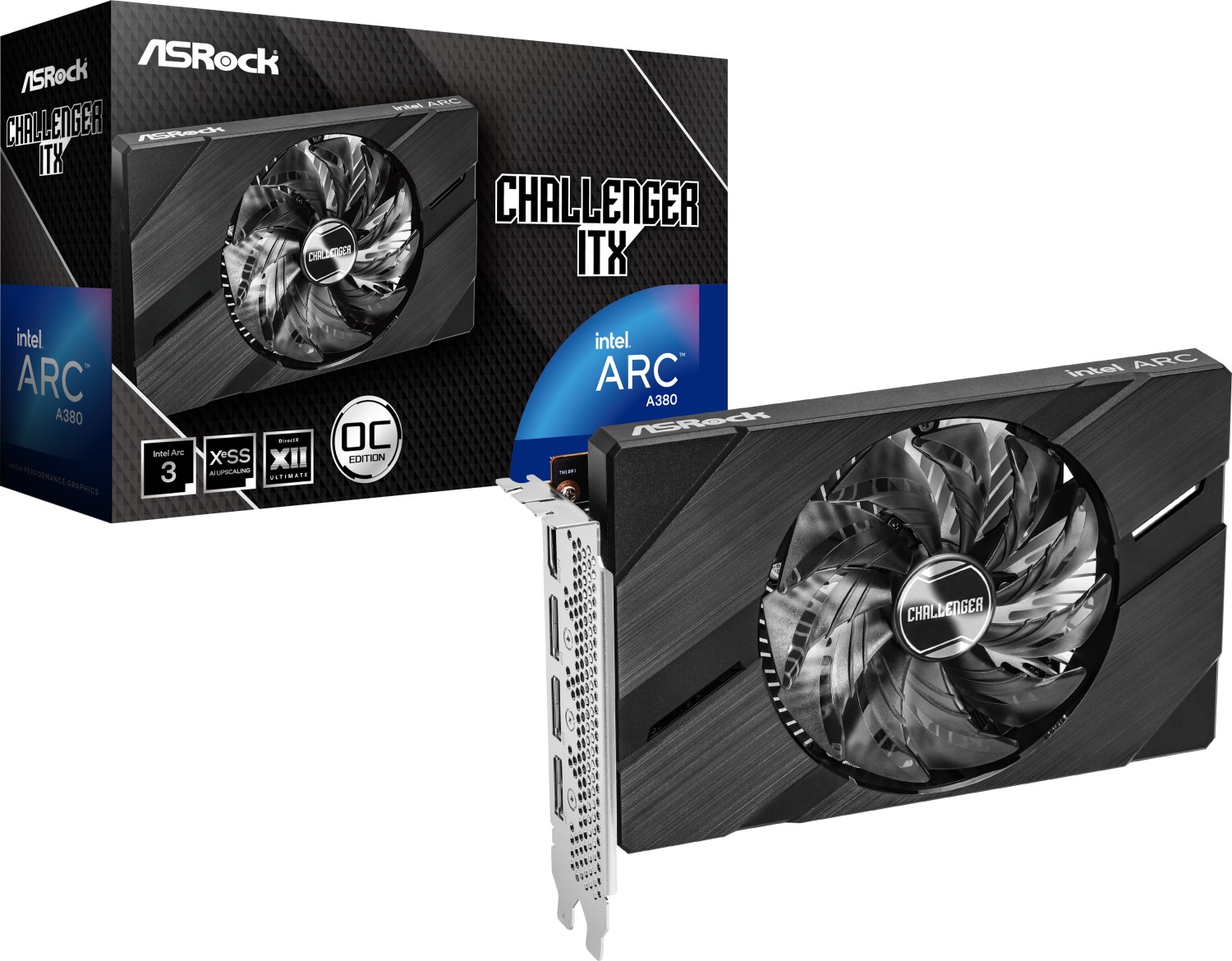 Bild von ASRock Intel Arc A380 Challenger ITX 6GB OC