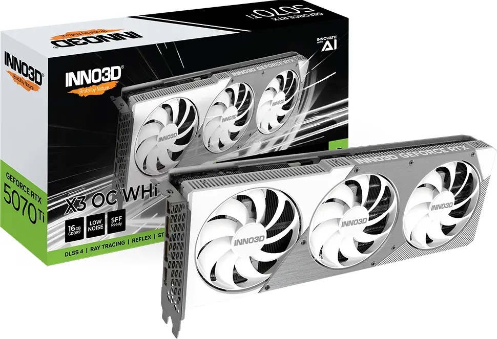Bild von INNO3D GeForce RTX 5070 Ti X3 OC White