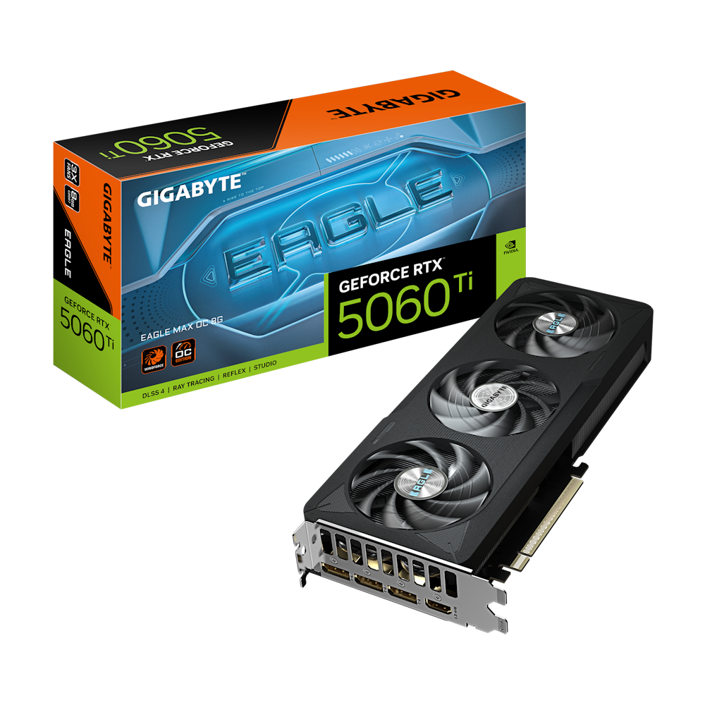 Bild von KOMP. GIGABYTE GeForce RTX 5060 Ti EAGLE MAX OC 8G